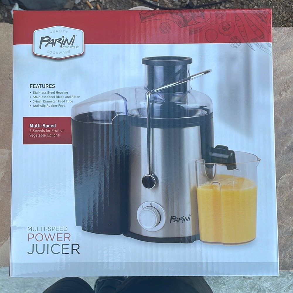 Parini Cookware-Multi-Speed Power Juicer